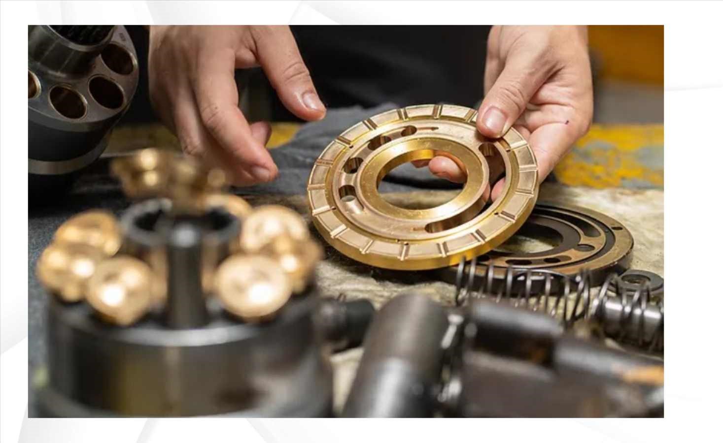 Industrial Hydraulics precision-machined component