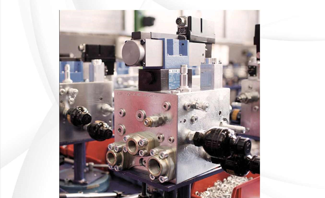 Industrial Hydraulics precision-machined component
